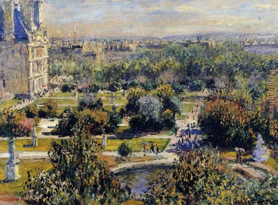 The Tuileries painting - Claude Monet The Tuileries art painting